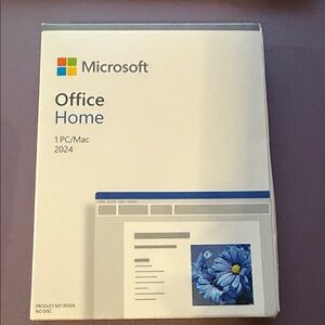 Microsoft Office Home 2024 - White and Blue
